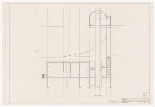 Section for Casa Mário Bahia [Mário Bahia house], Gondomar, Portugal