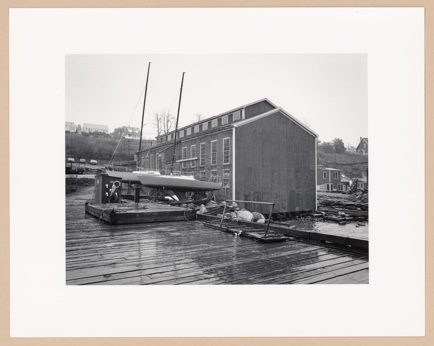 Shipbuilding sheds, Scotia Trawler Equipment Ltd., Lunenburg, Nova Scotia, from the series The Forms of Canadian Industrial Architecture