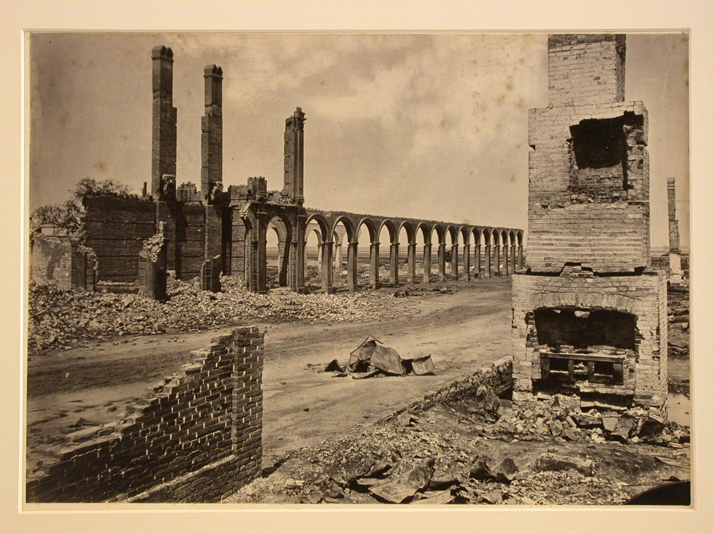 Ruins of the Railroad Depot, Charleston, South Carolina