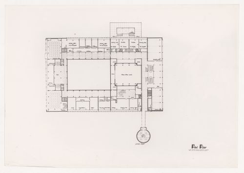 First floor plan for Government House, Addis Ababa, Ethiopia