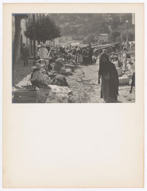 View of a market, Metepec, Mexico