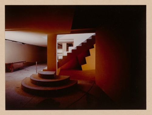 View of interior staircase of Galeria do Antiquário, Campo Alegre, Porto, Portugal