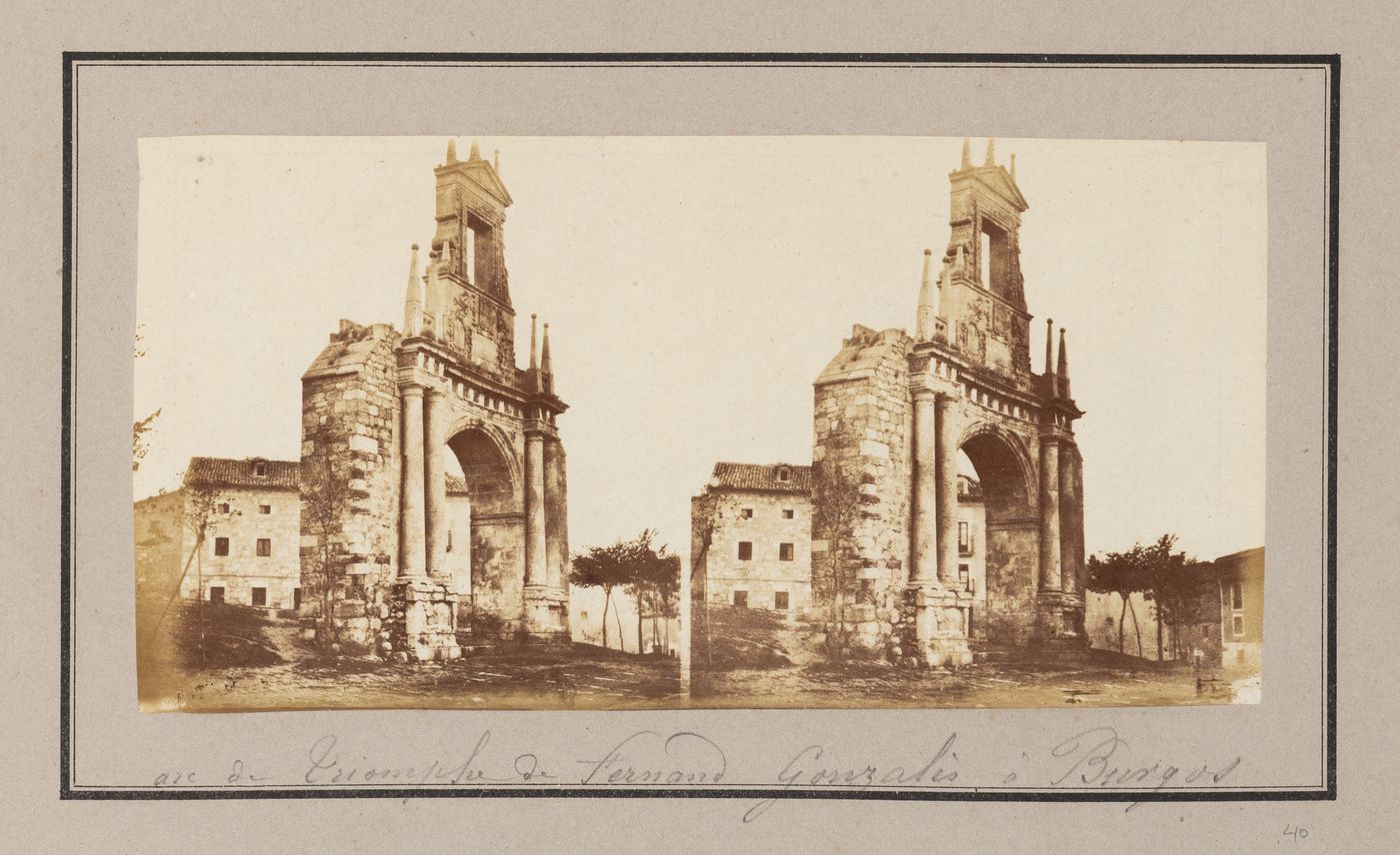 arc de triomphe de fernand Gonzalis a Burgos