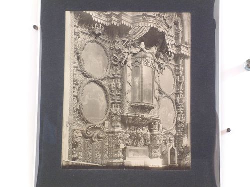 View of the altarpiece dedicated to San José in the Church of Santa Rosa, Convento de Santa Rosa de Viterbo, Querétaro,  Mexico