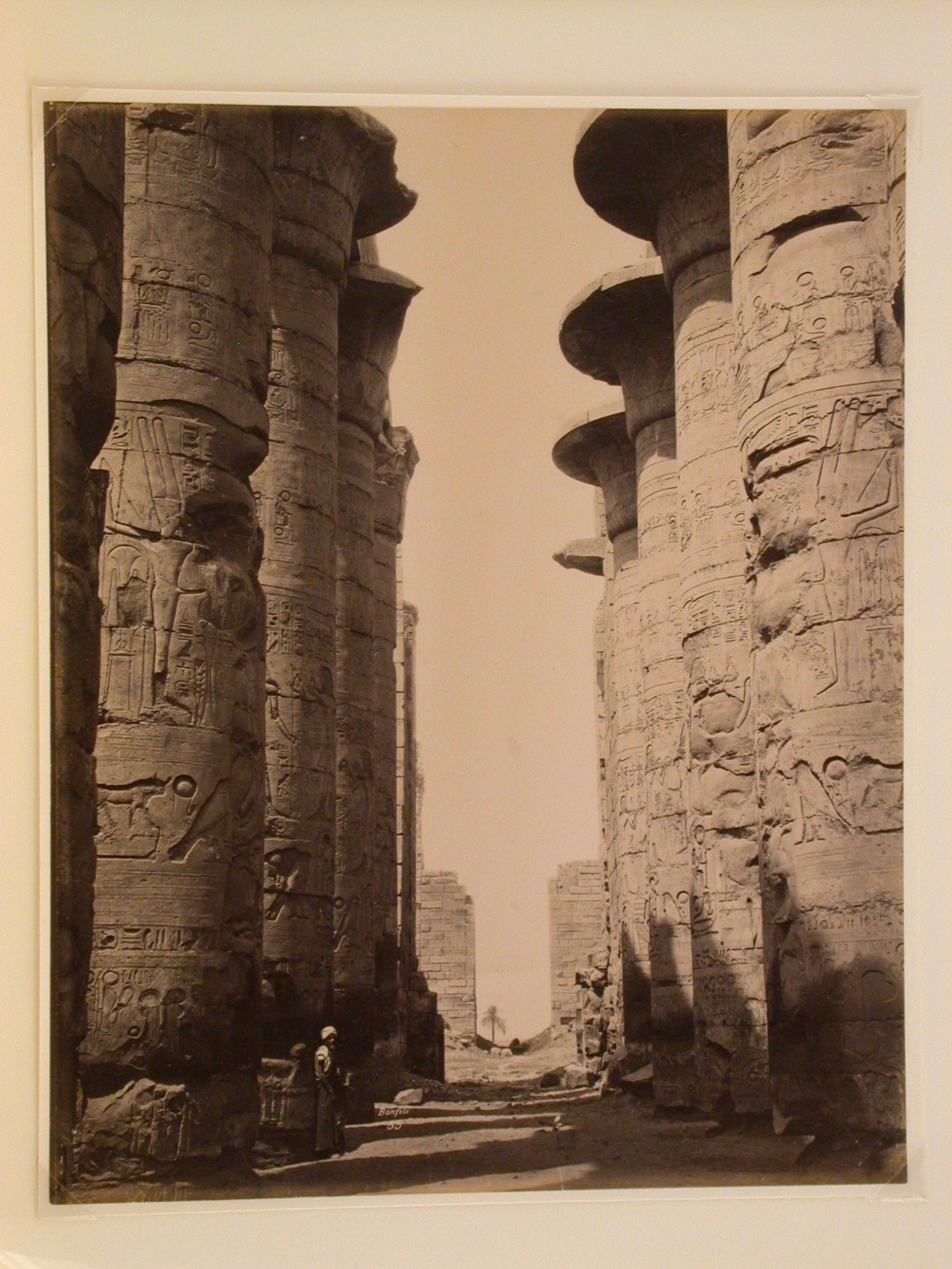 Perspektive du Temple de Karnak, Thebes