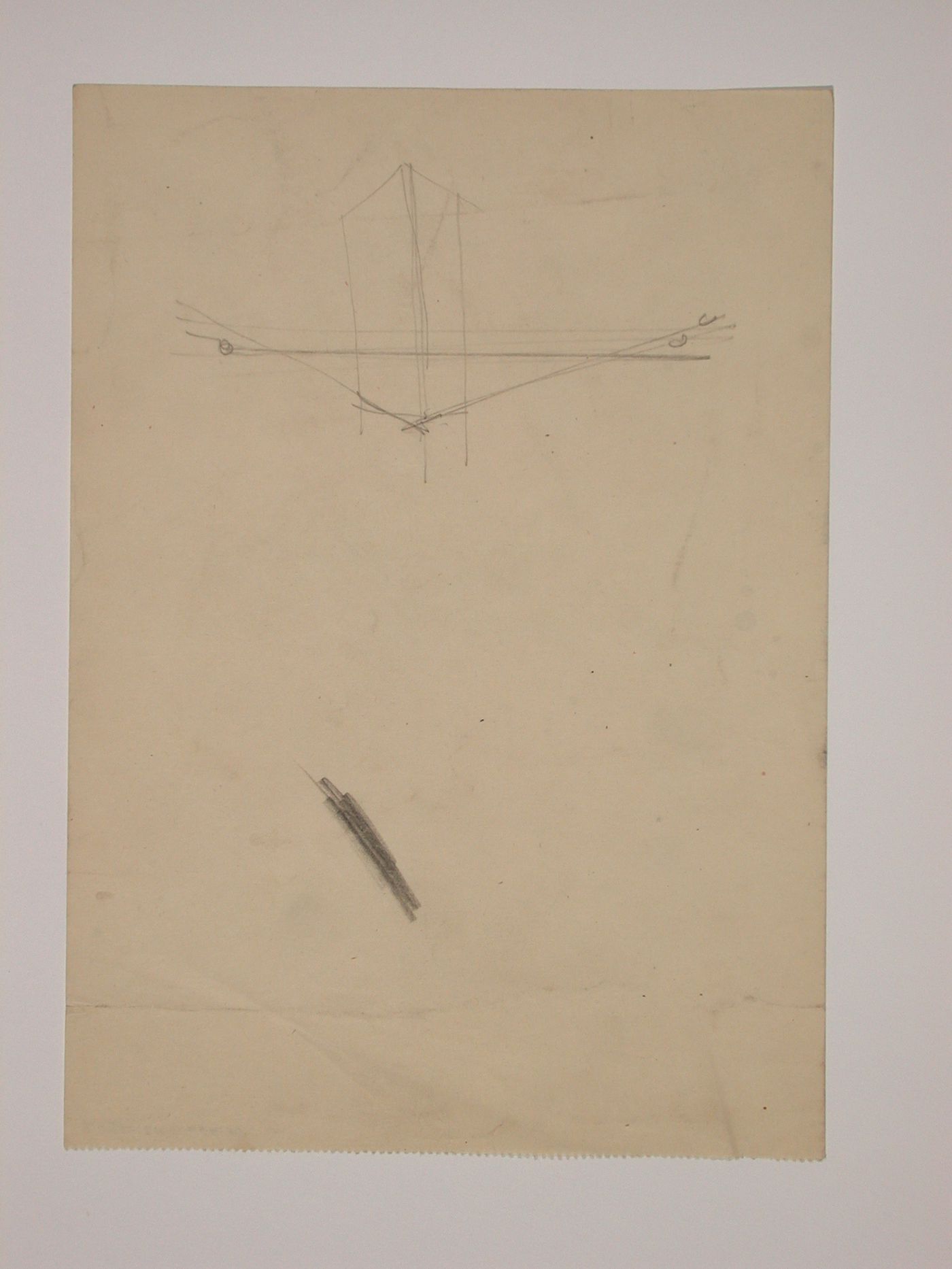Various documents and drawings including furniture design and office renovation: File G 700