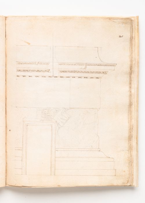 Beginning of copy after folio 18 (base of Trajan's Column, Rome)