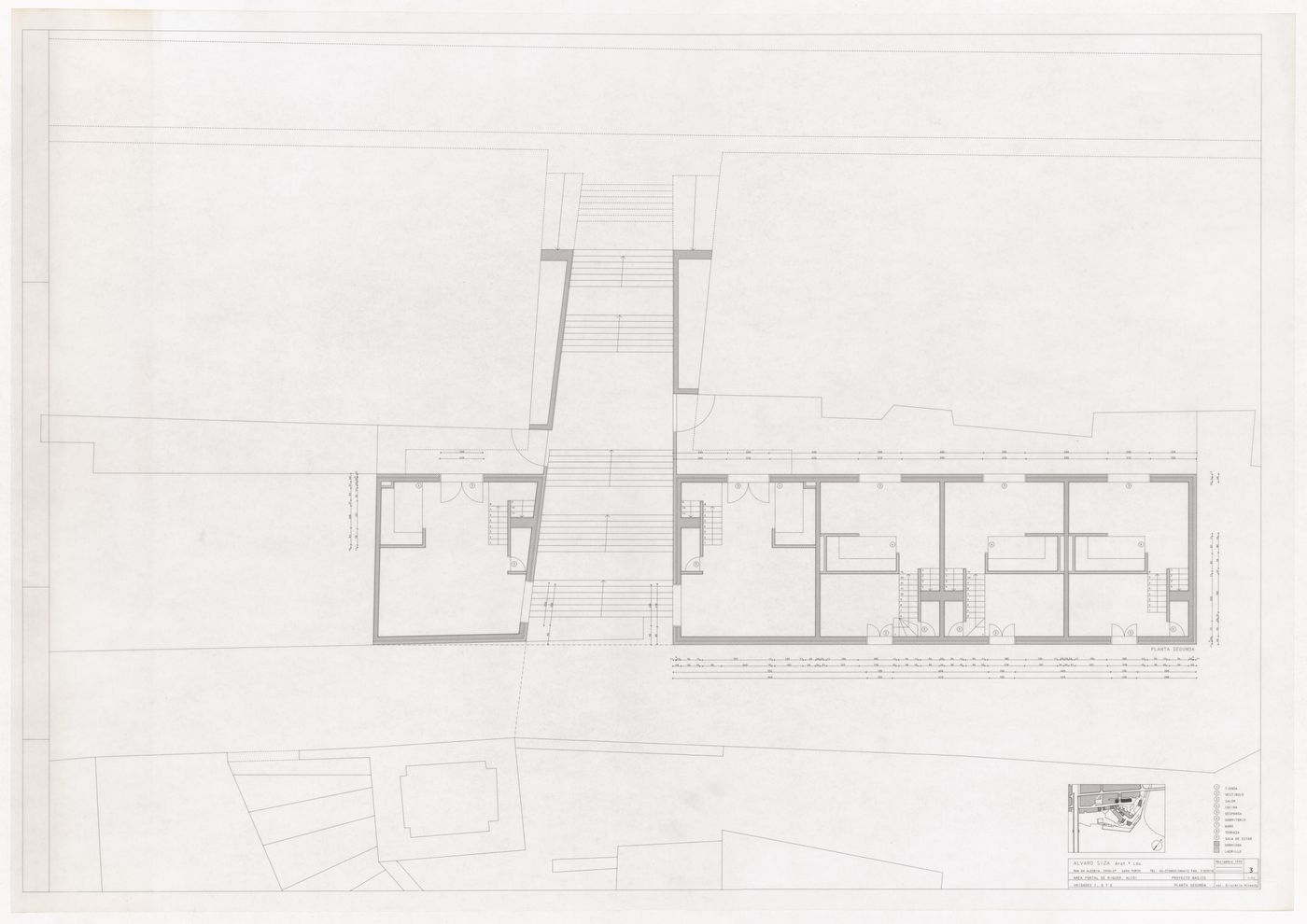 Plan for Reconstrução do Portal de Riquer, Alcoi-Valencia, Spain