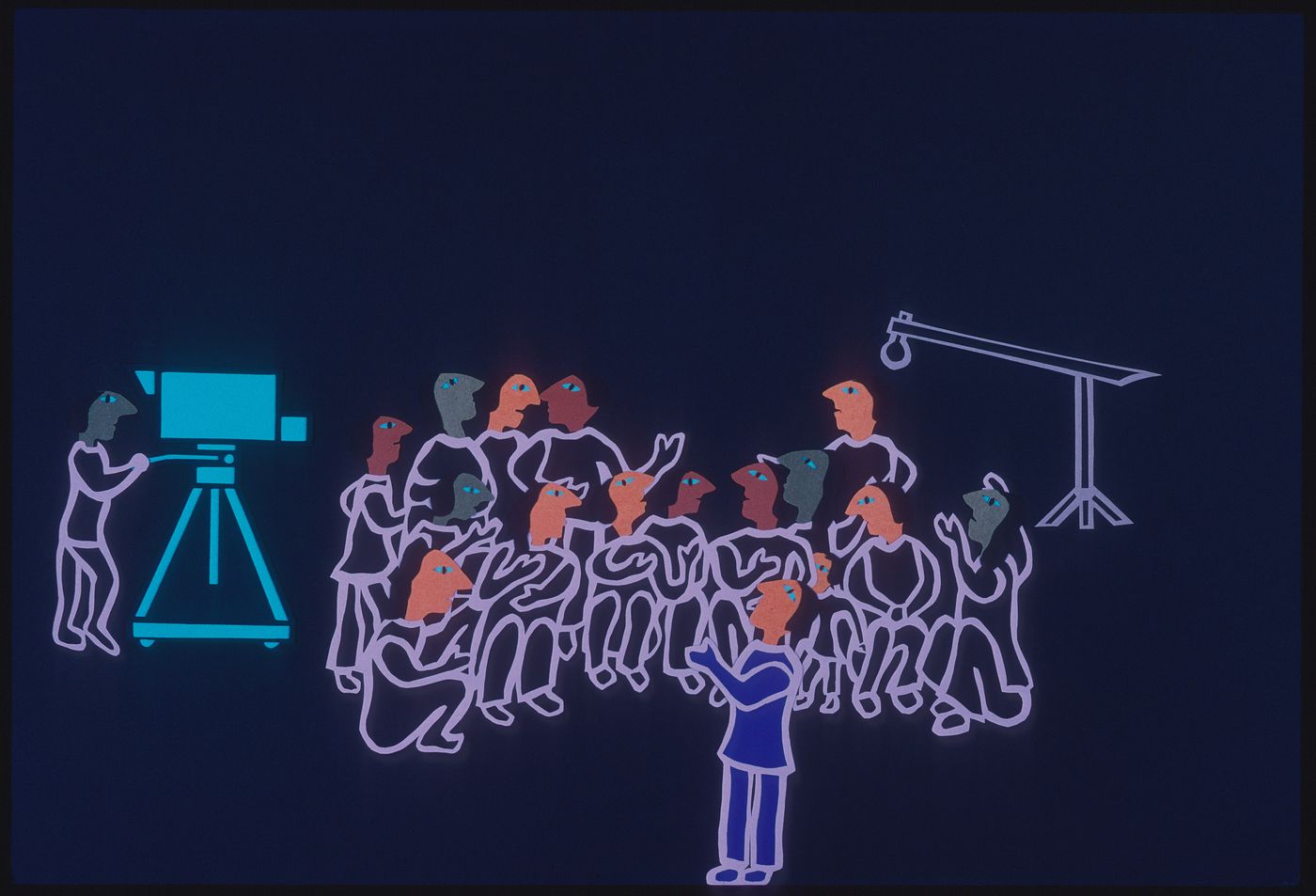 Slide for the project of "Multivisions" slides shows presentations about Chandigarh