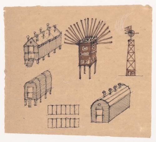 Store House, Scarecrow House and Weather Station