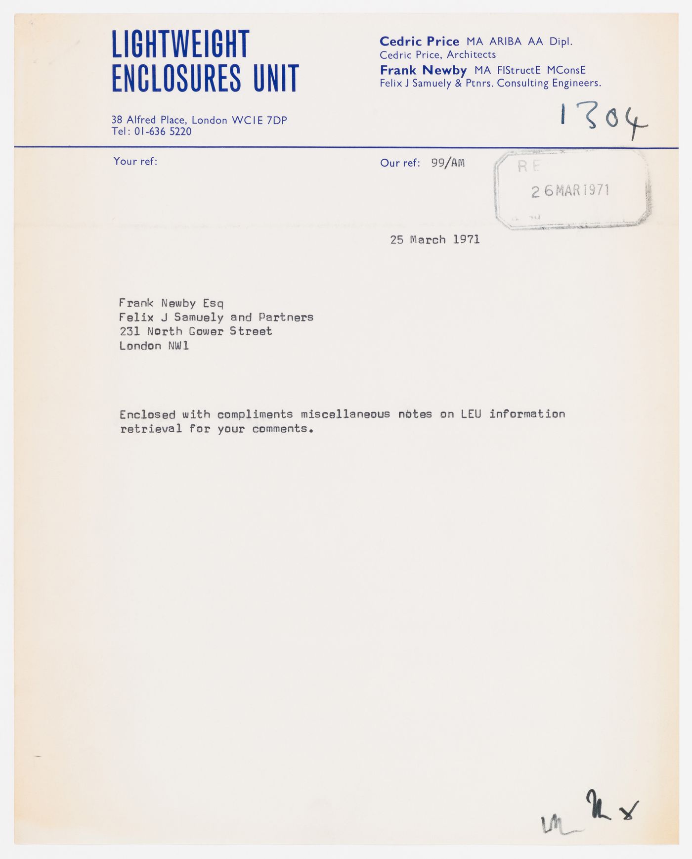 Notes on Lightweight Enclosures Unit information retrieval