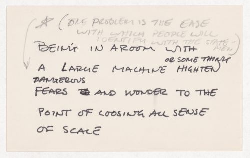 A large machine or something highten dangerous fears and wonder...