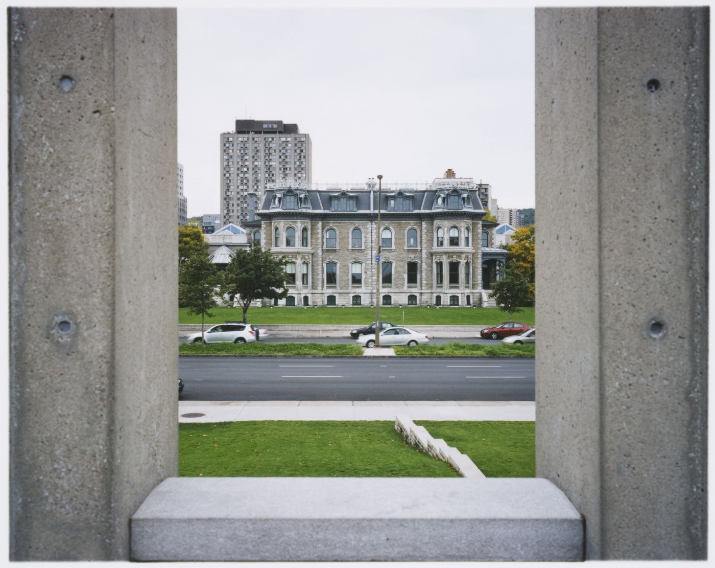 View of Shaughnessy House from the CCA Garden, Canadian Centre for Architecture, Montréal