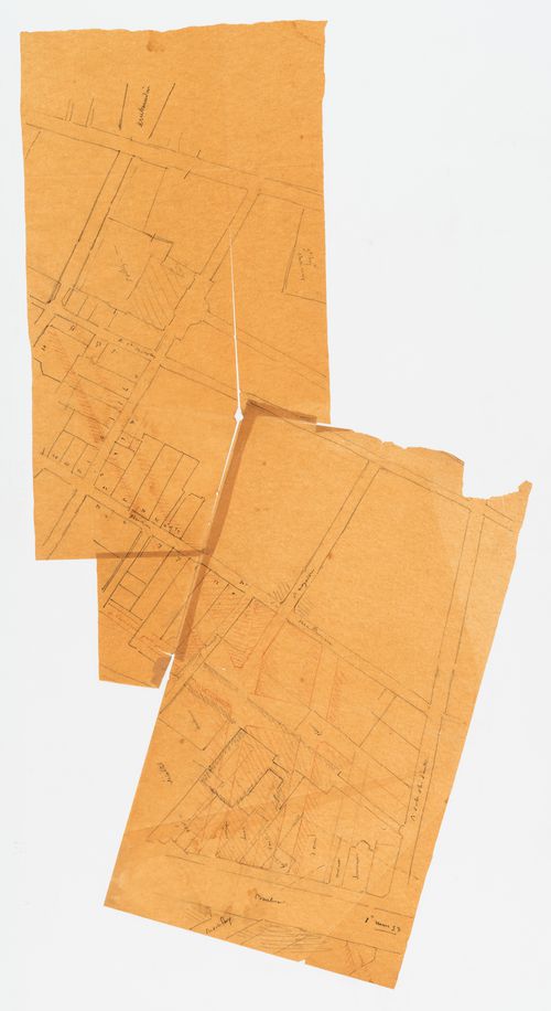 Site plan, probably for an opera house