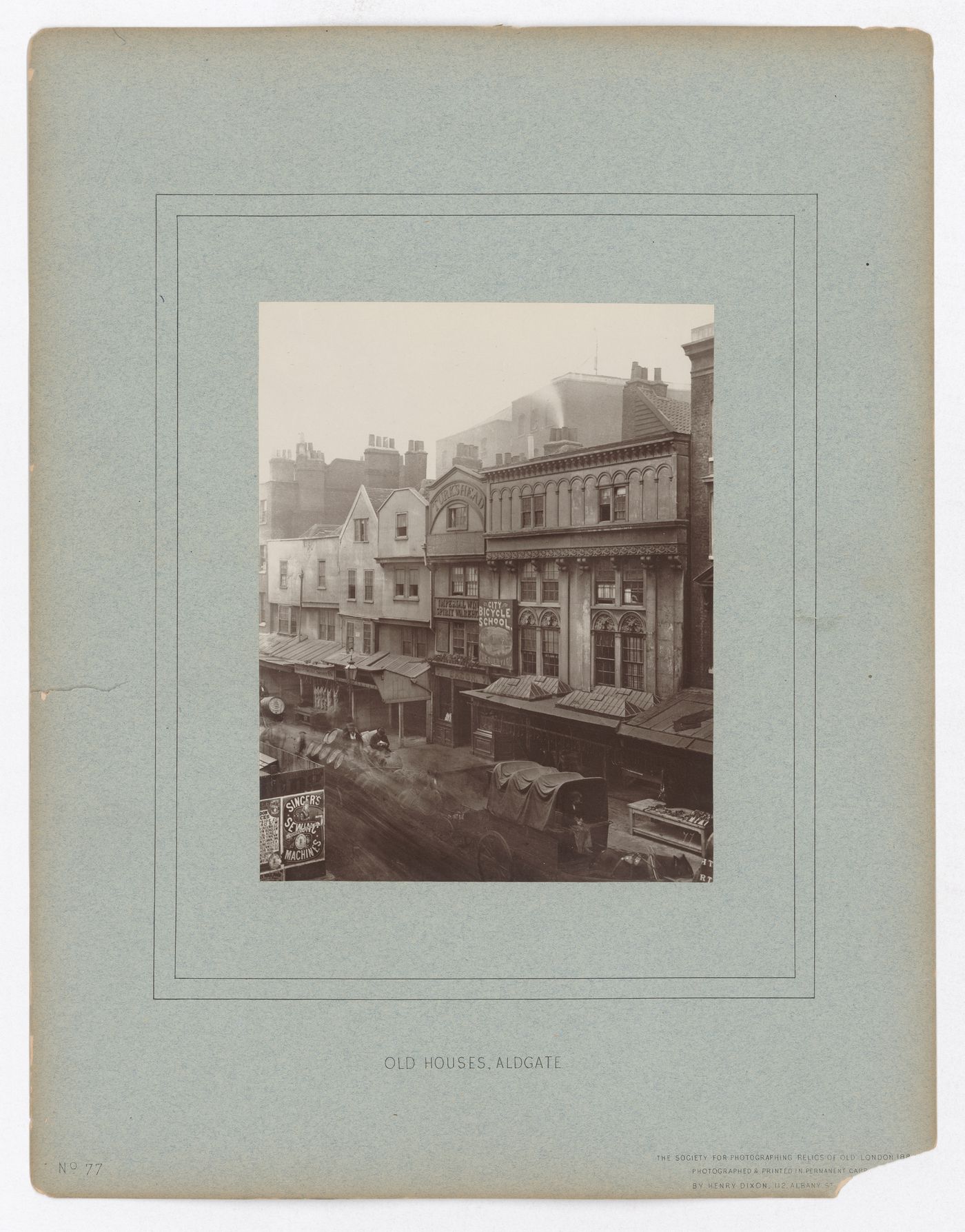 Old houses, Aldgate