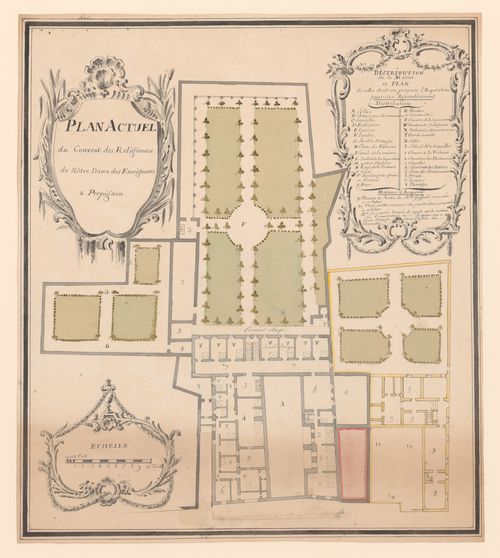 Notre Dame des Enseignantes - ground plan before alteration