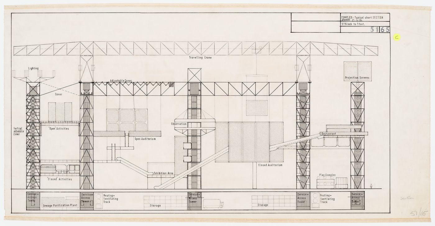 Fun Palace: typical short section