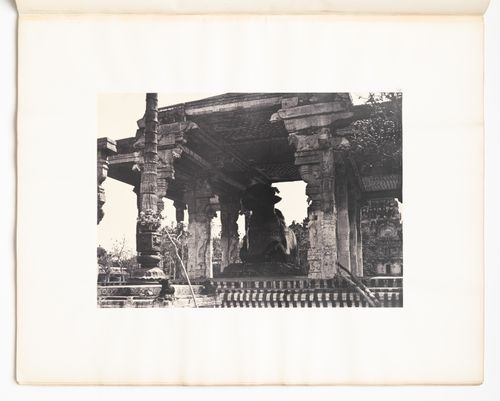 Tanjore. Great pagoda, great bull front view.