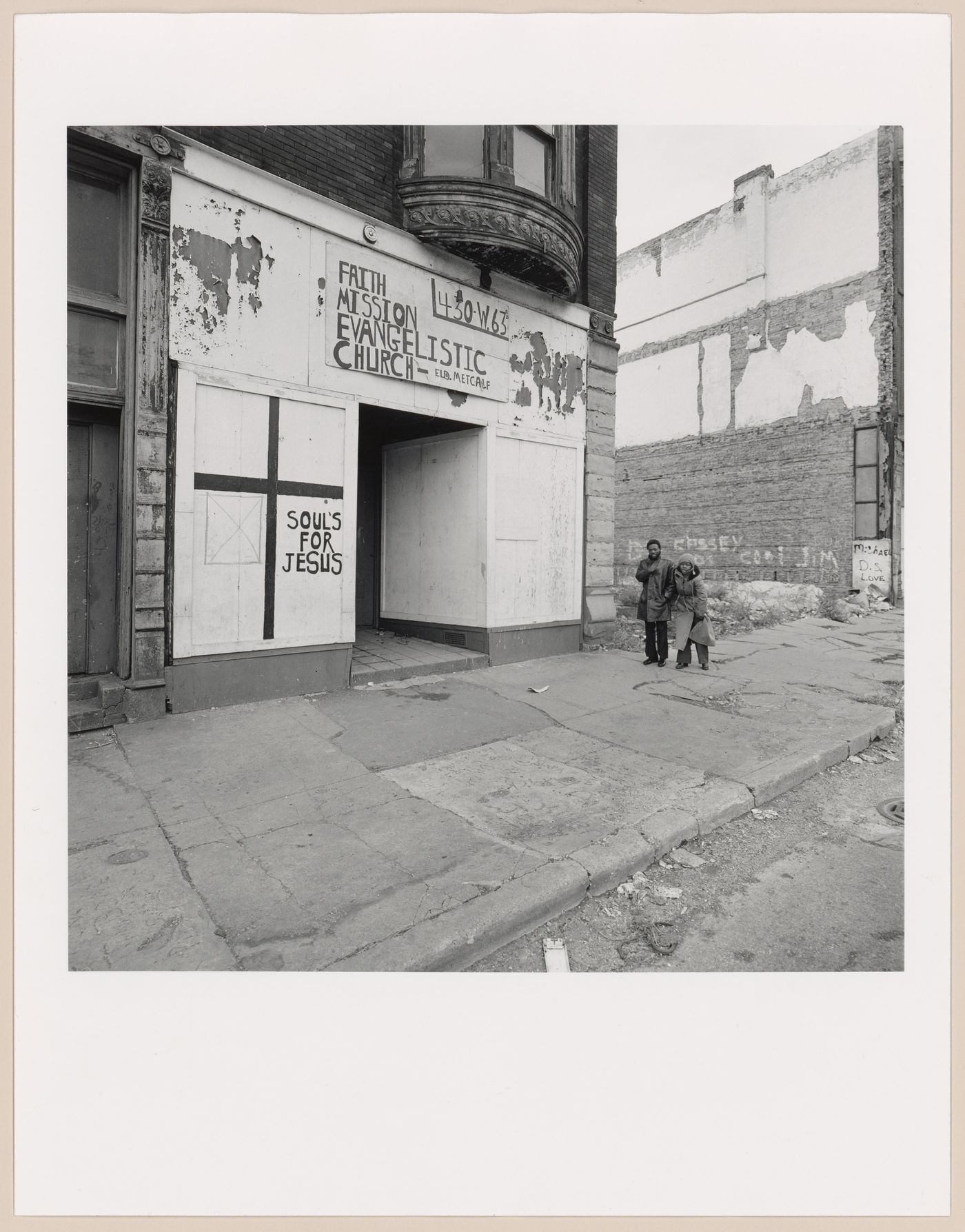 Faith Mission Evangelistic Church, Elder Metcalf, 430 W. 63rd Chicago, 1979