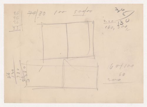 Unidentified sketch, probably for Illinois Institute of Technology