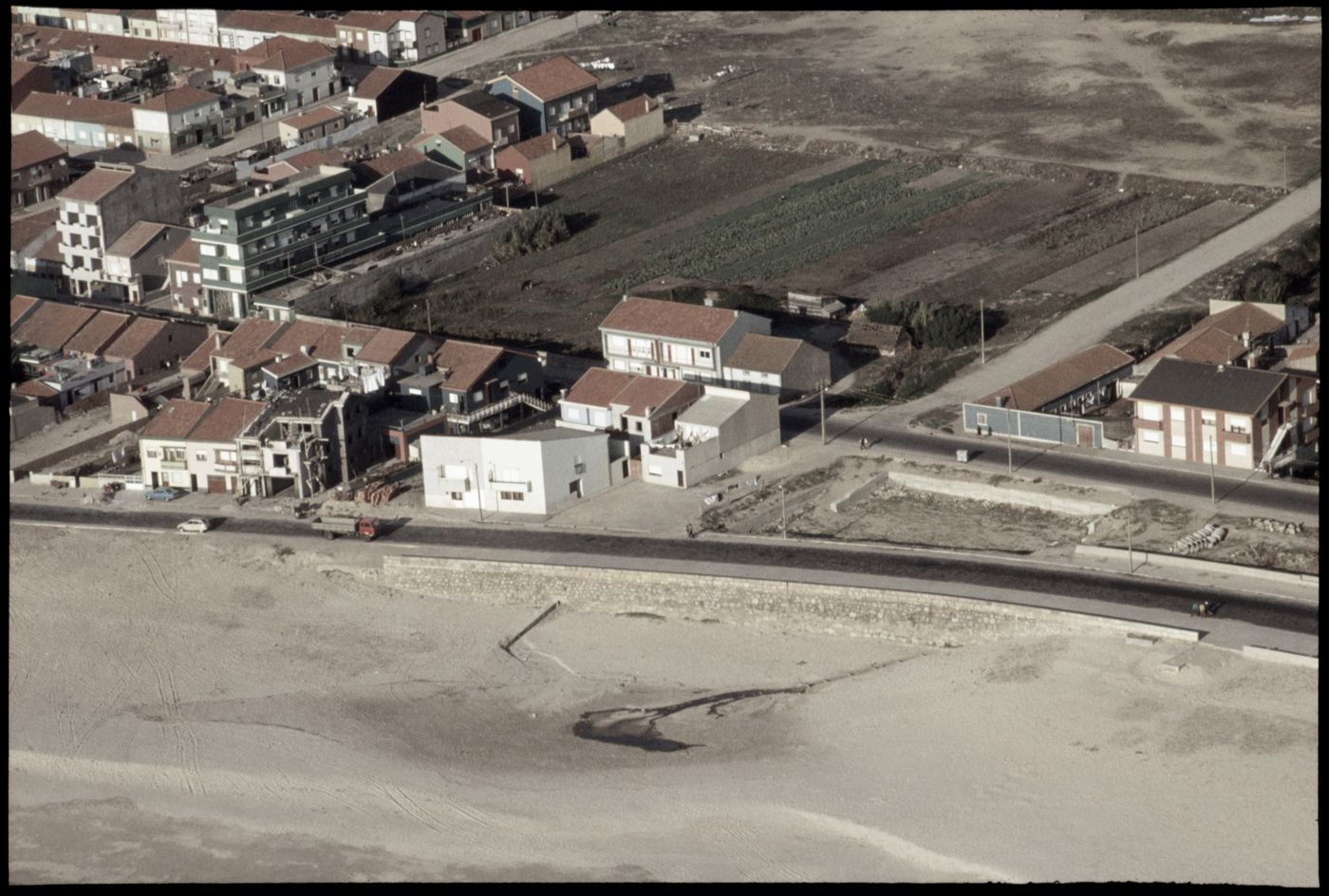 Aerial view of Conjunto Habitacional em Caxinas, Vila Cova - Vila do Conde, Portugal