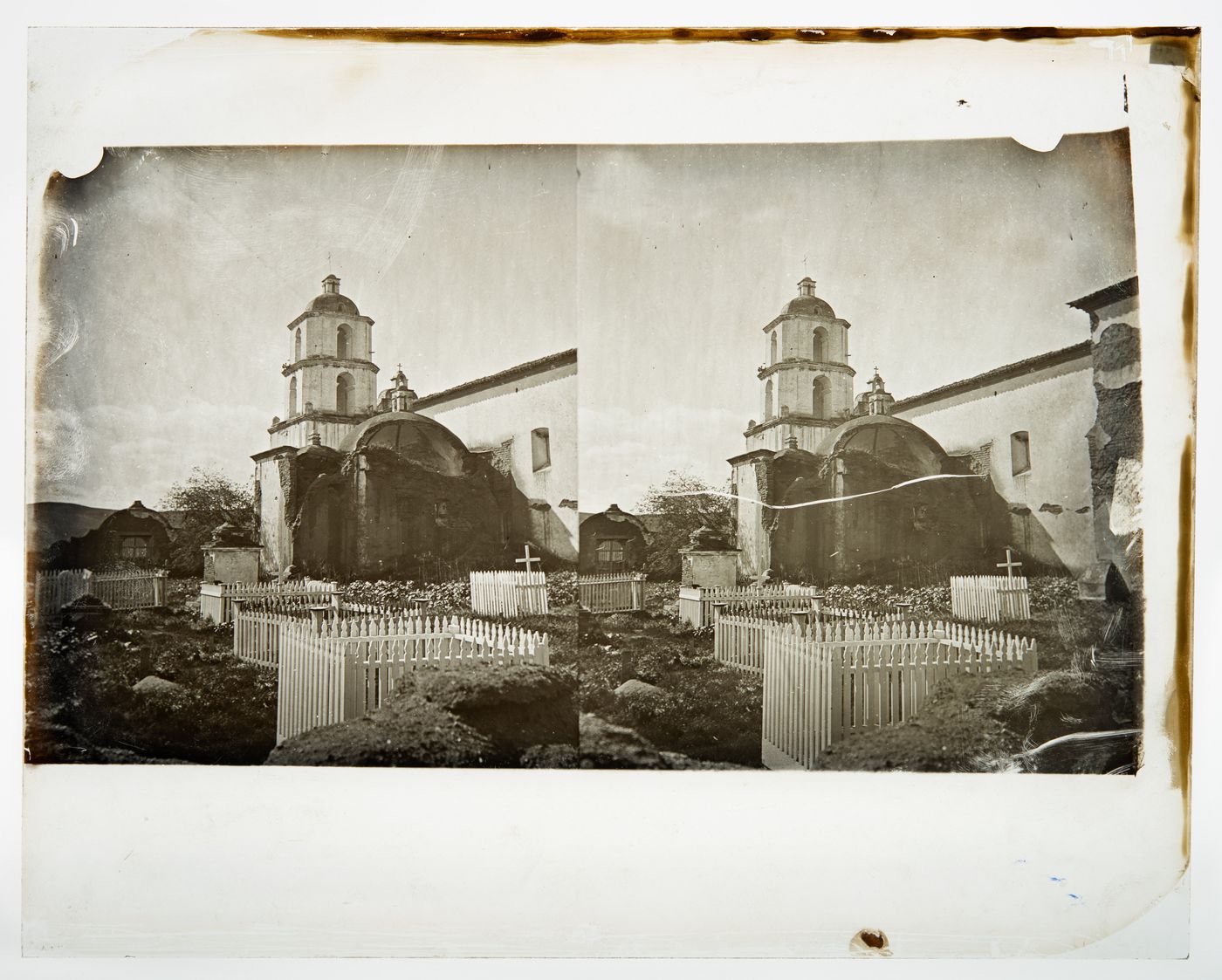 Stereograph of the Sacristy, Mission San Luis Rey de Francia, Oceanside, California, United States of America
