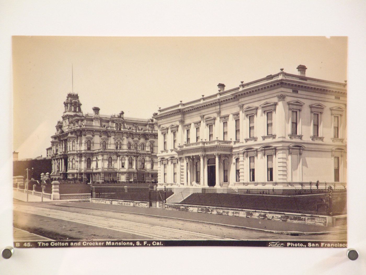 The Cotton and Crocker Mansions, S. F., Cal.