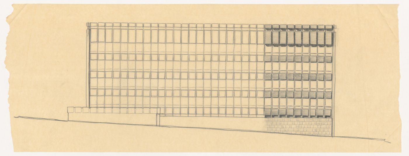 Cladding study for United States Embassy, Oslo, Norway