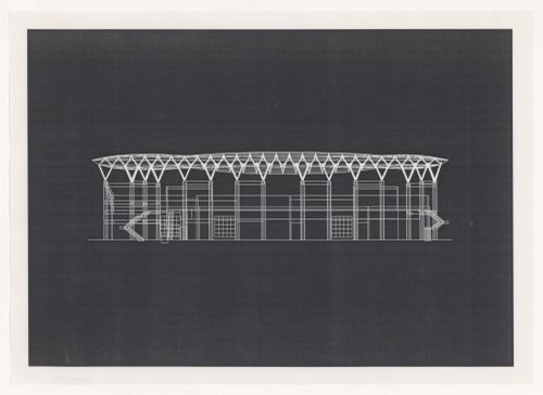 Section for Galaxy Toyama Gymnasium, Imizu, Japan