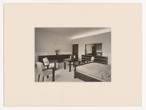 Interior view of the Cavrois's bedroom, Villa Cavrois, Croix, France