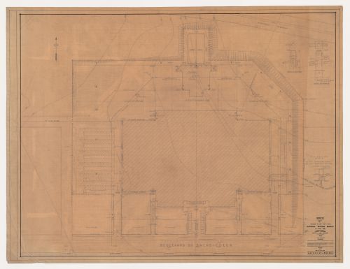 Plan d'aménagement des terrains, Imprimerie Nationale du Canada, Hull, Québec, Canada