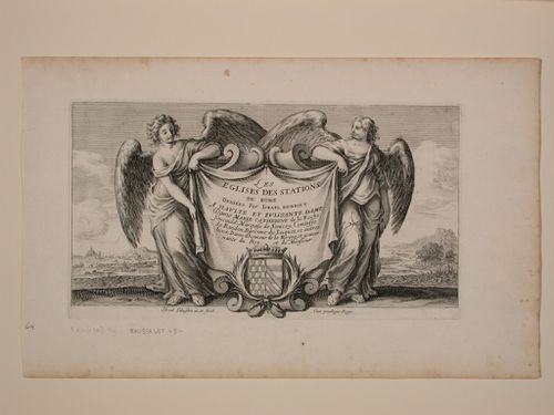 Title page for Les églises des stations de Rome
