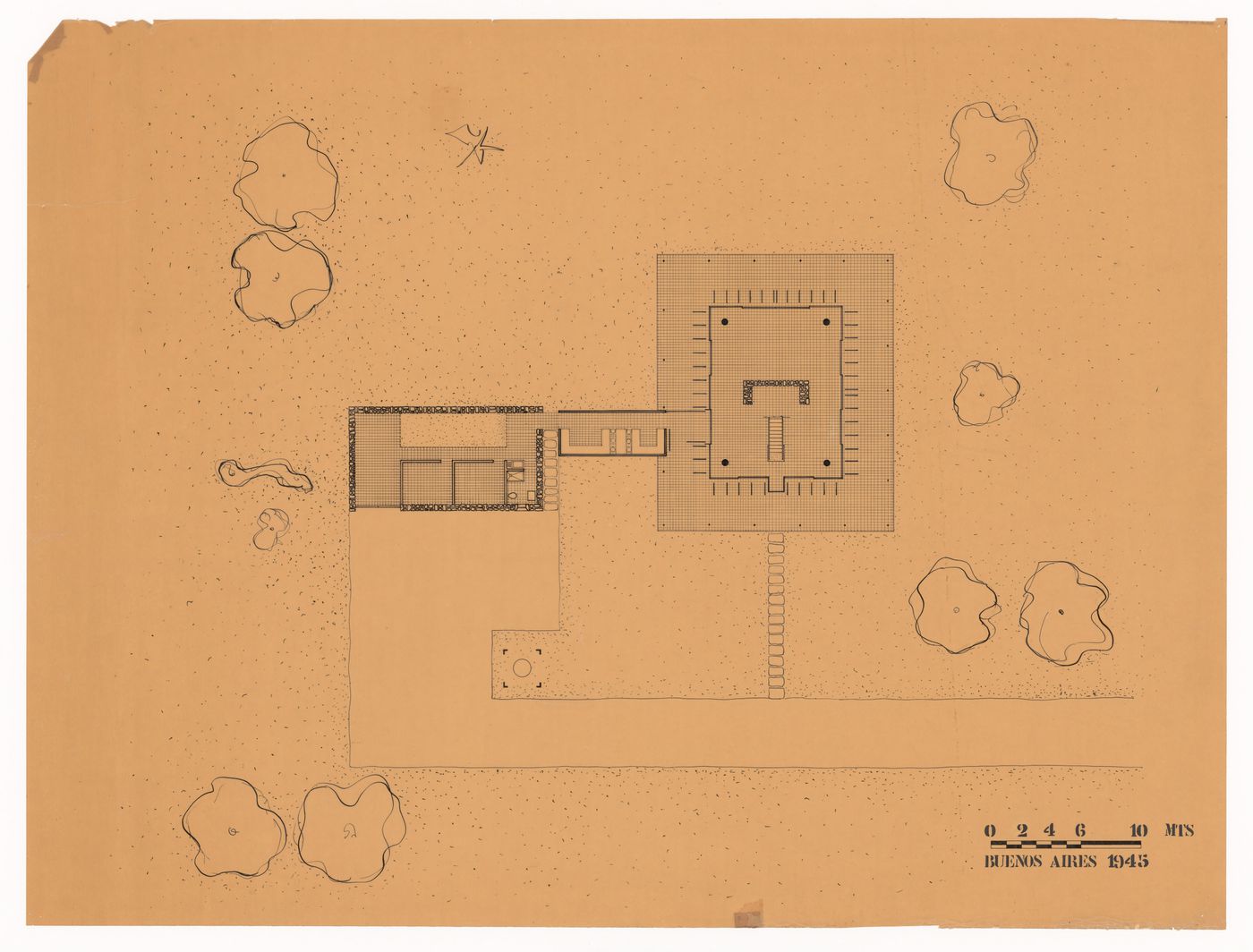Floor plan for Casa en el campo, Partido de General Pueyrredón, Argentina