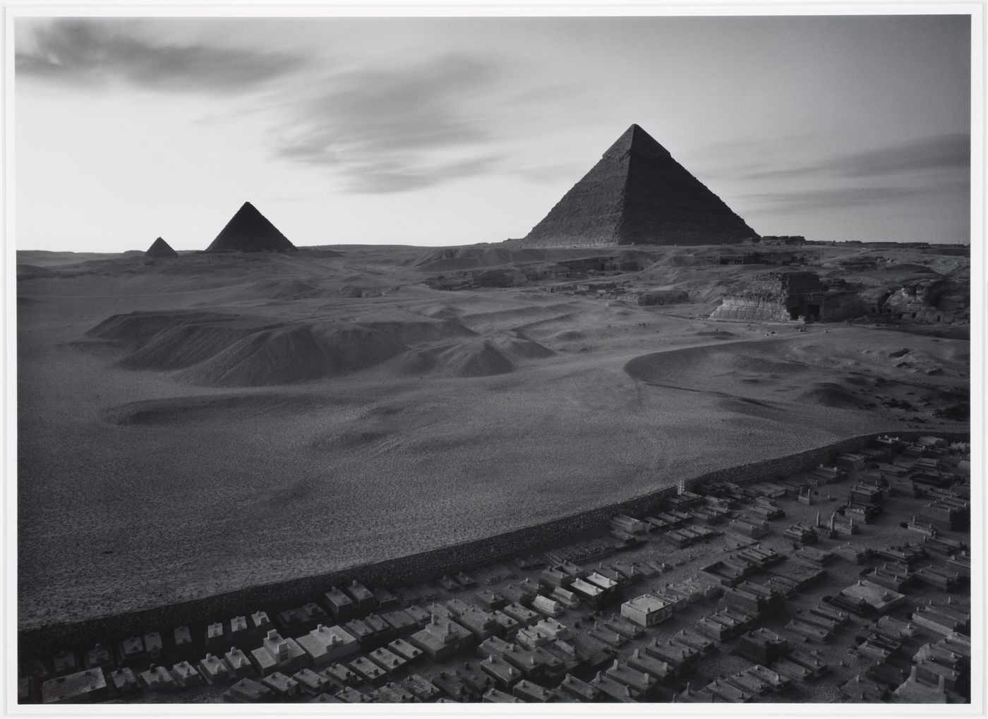 Pyramids and Cemetery, Giza, Egypt