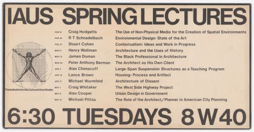 IAUS Spring Lectures