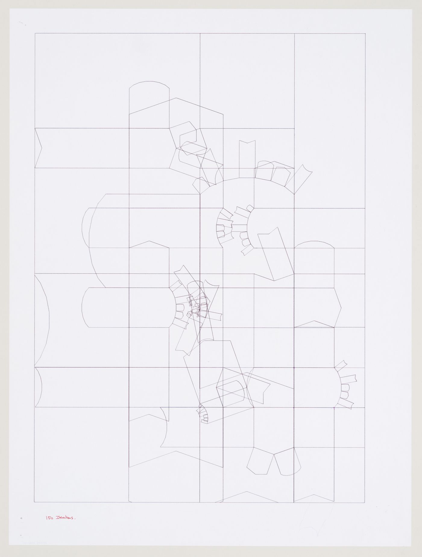 Schematic plan, Biozentrum - Biology Center for the J.W. Goethe University, Frankfurt am Main, Germany