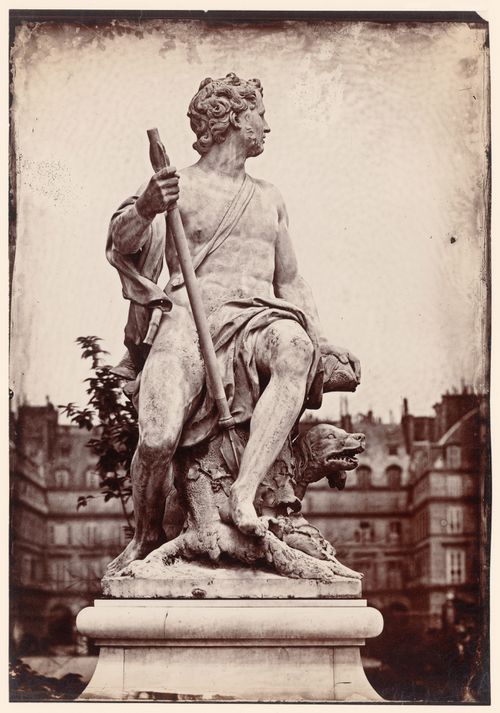 Jardin du Palais Royal [?], Adonis se reposant de la chasse, Paris, France