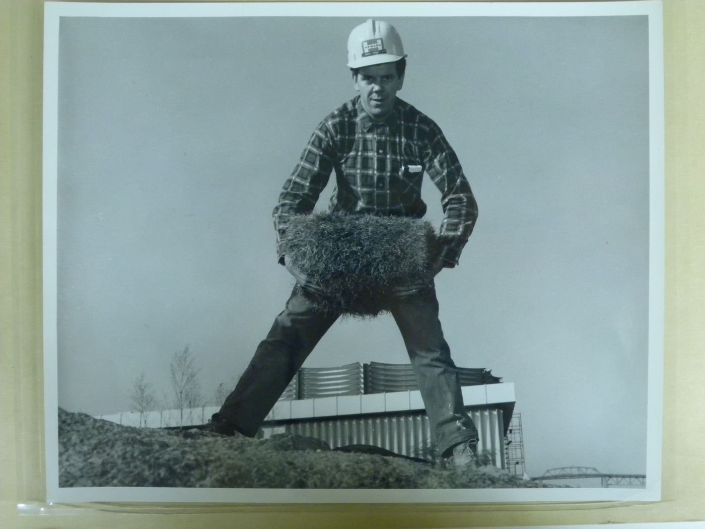 Portrait of an unidentified workman, Expo 67, Montréal, Québec