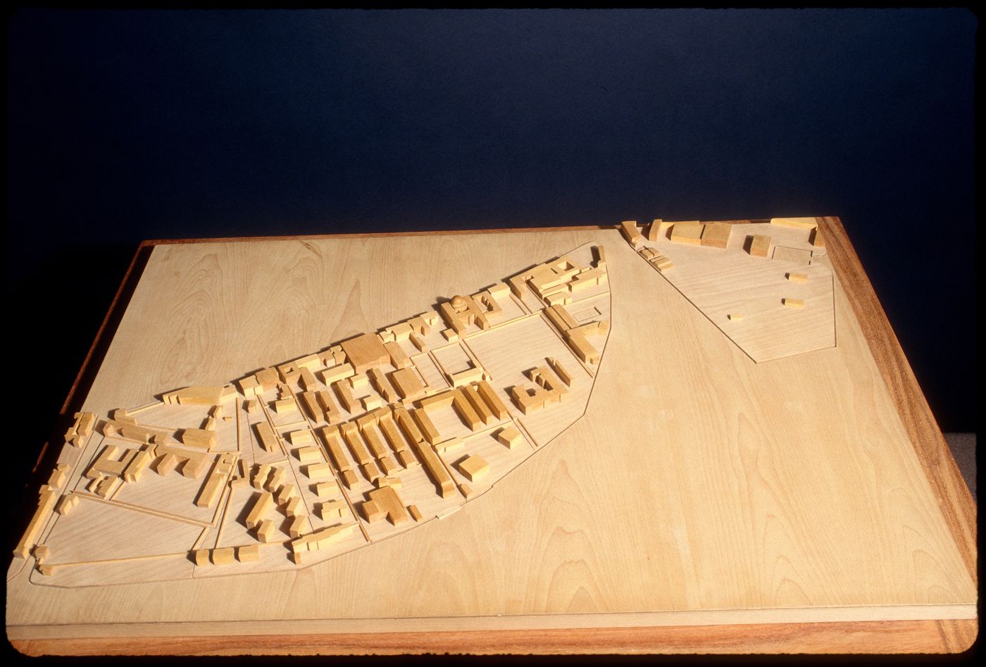 View of model for Recuperação da Área do Campo di Marte, Giudecca, Italy