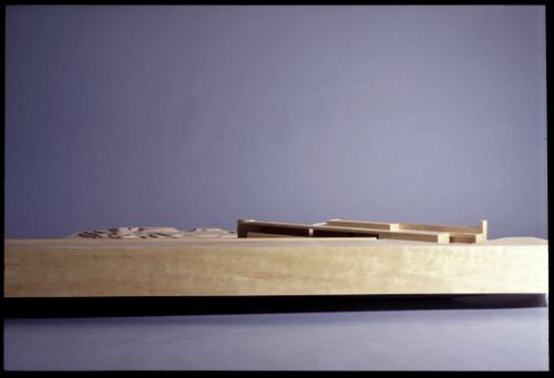 View of model for Restaurante da Piscina das Marés, Leça da Palmeira, Matosinhos, Portugal
