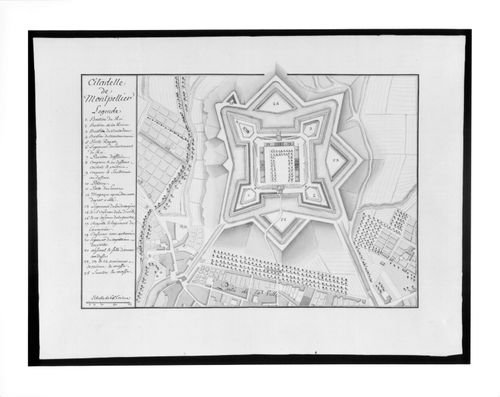 Citadelle de Montpellierplan