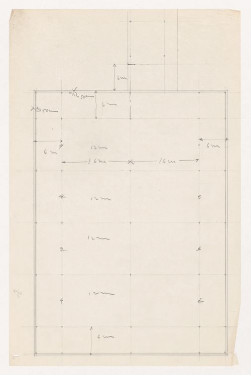 Plan for a campus building for Illinois Institute of Technology
