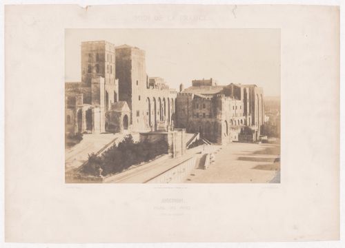 Avignon Palais des Papes - côté du couchant