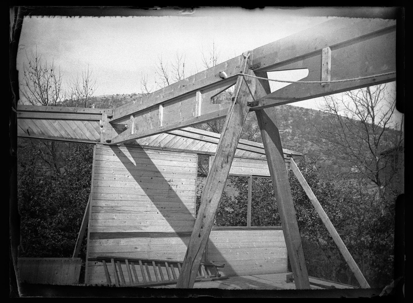 Construction of the Maisons Bureau Central de Constructions designed by Pierre Jeanneret in Saint-Auban, France