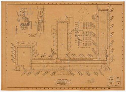 Plan du chauffage pour Saint-Basil's Seminary, Toronto, Ontario