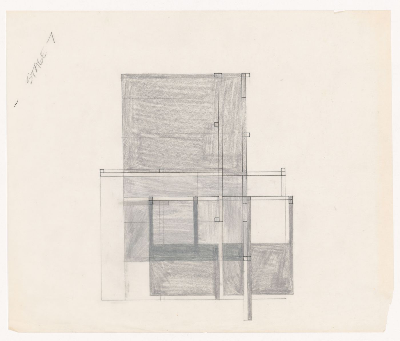 Sketch elevation for House VI, Cornwall, Connecticut