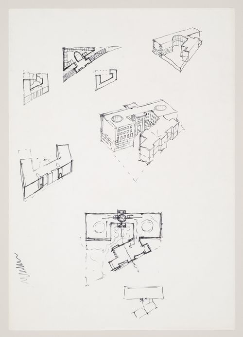 Wissenschaftszentrum, Berlin, Germany: sketches