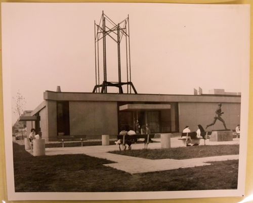 View of the Olympic House, Expo 67, Montréal, Québec