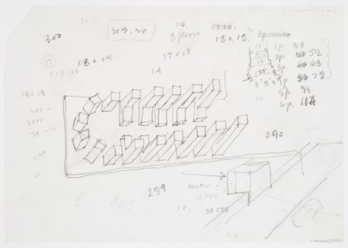 Housing, Müller Pier, Rotterdam, Netherlands: schematic axonometric