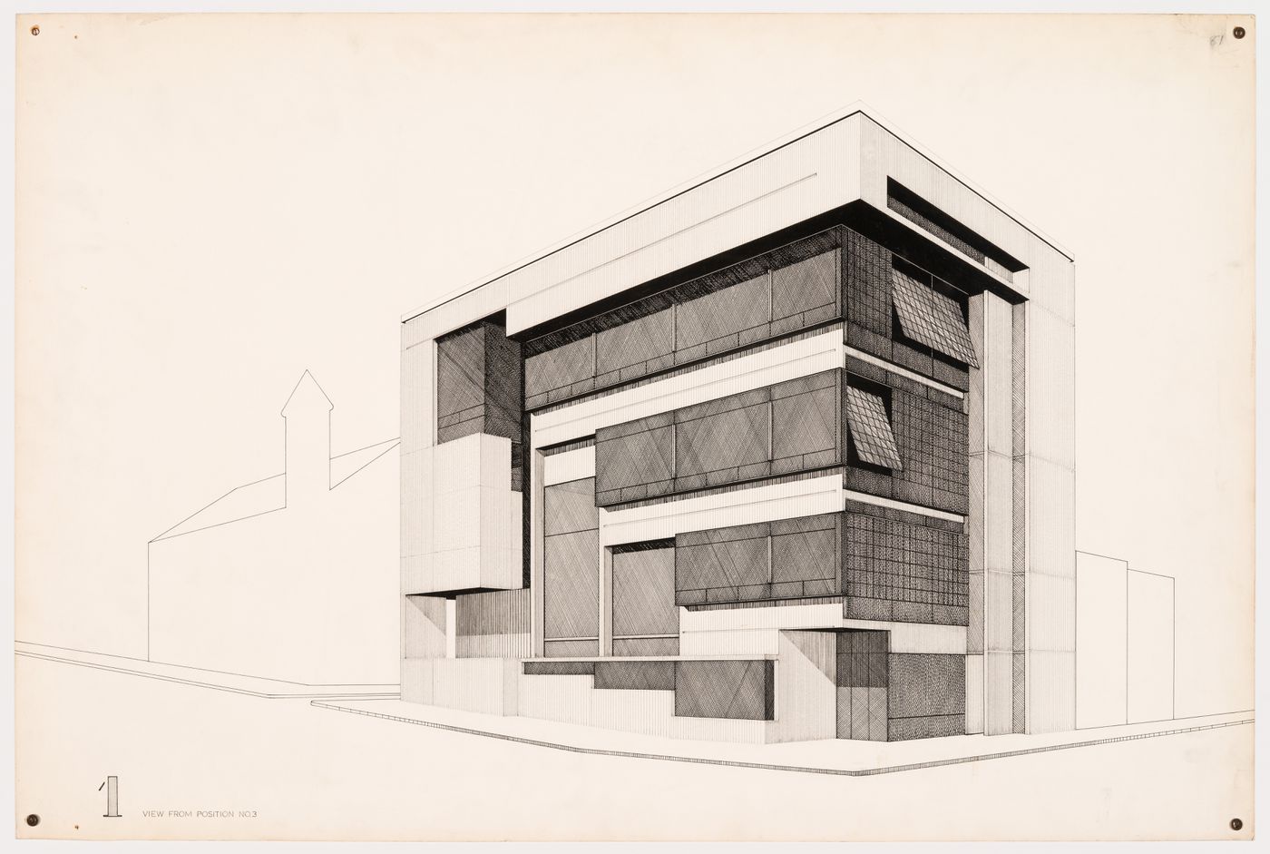 Perspective for Boston Architectural Center